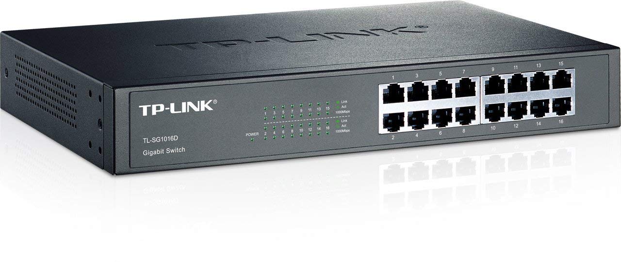 TP-LINK TL-SG1016D 16-Port Gb Switch Switch Networking Accessory