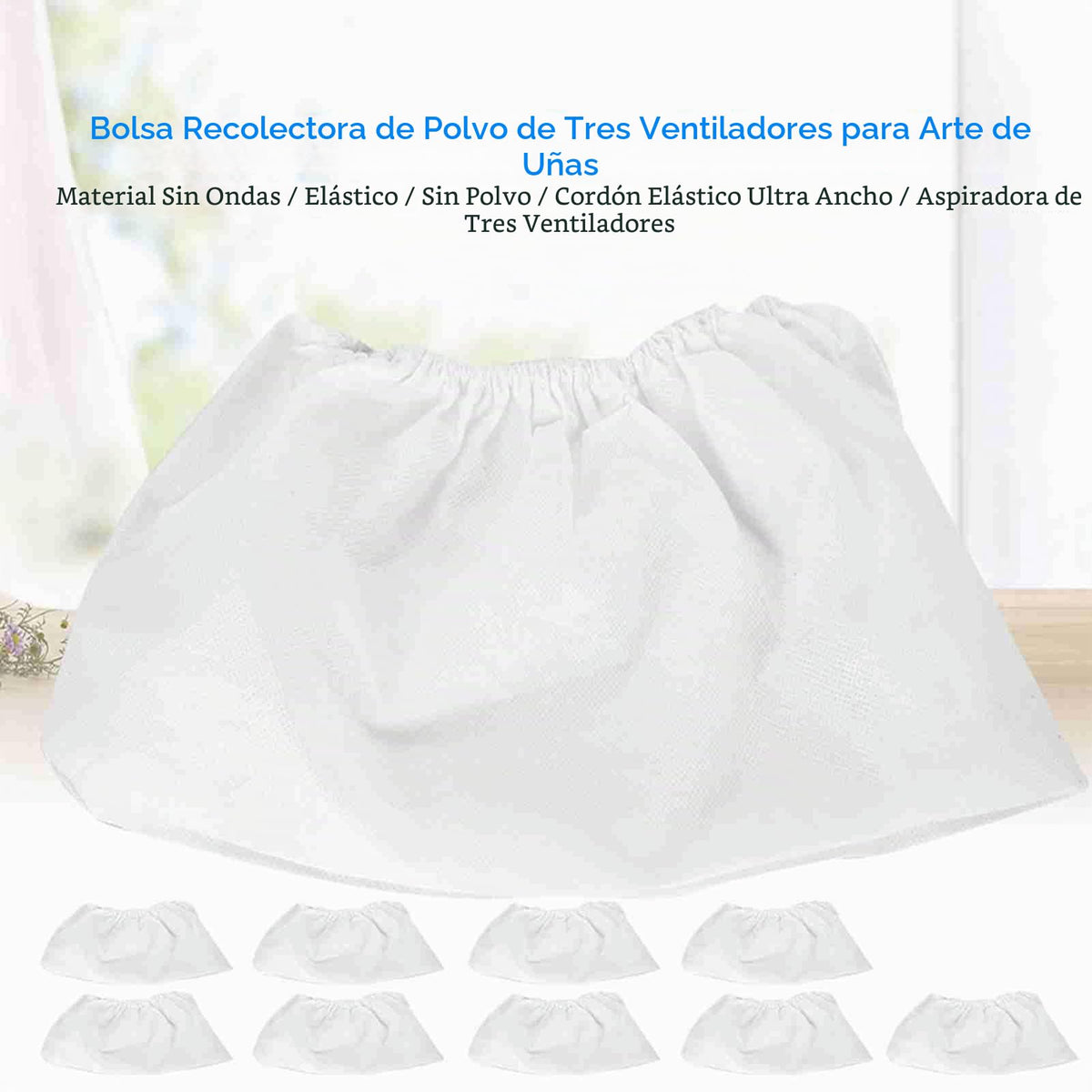 Bolsa Colectora de Polvo de Uñas no Tejida Máquina de Succión 10PCS