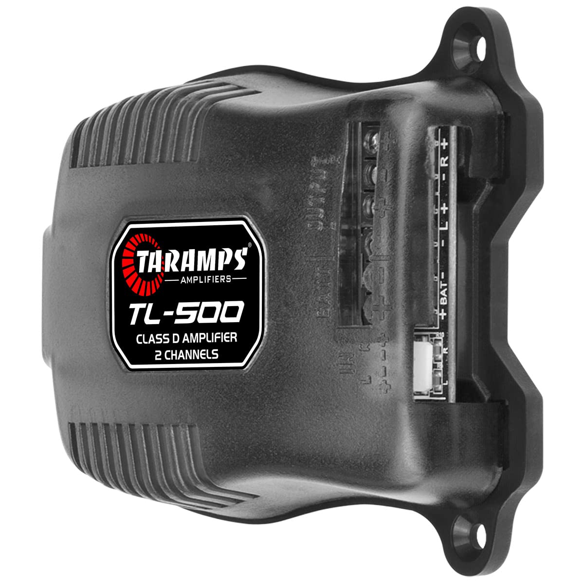 Amplificador de Auto Taramps TL-500 2x50 Watts RMS Mini Compacto Full Range 2 Canales Clase D 2 Ohm Estable