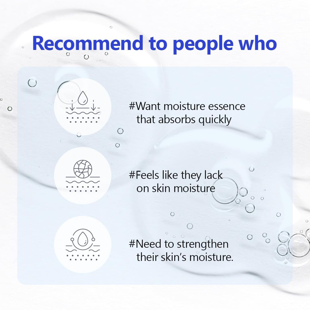 ISNTREE Hyaluronic Acid Water Essence 50 ml, Serum Facial de Ácido Hialurónico para hidratar profundamente la piel