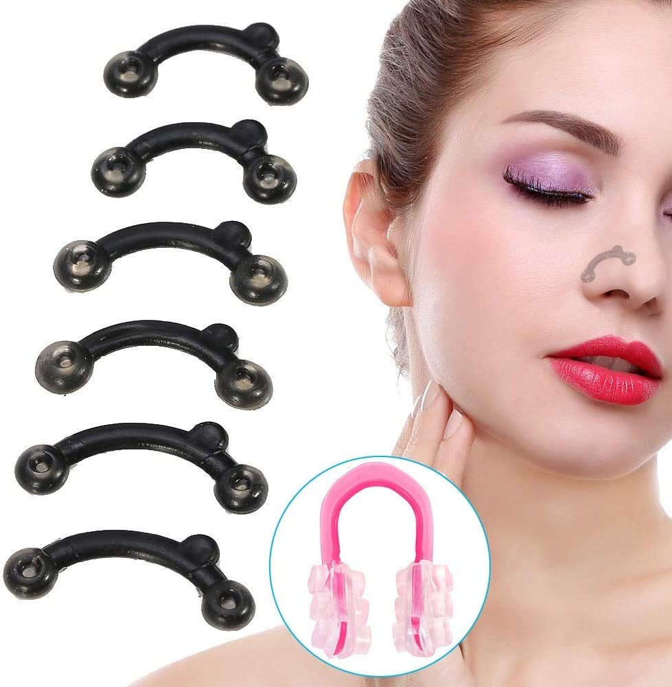 16pcs Nose Up Clip Nose Shaper 3D, Kit de Belleza alisadora Fashion para Nose, Nariz Levante Corrector de Plástico Herramientas de Belleza 3 tamaños