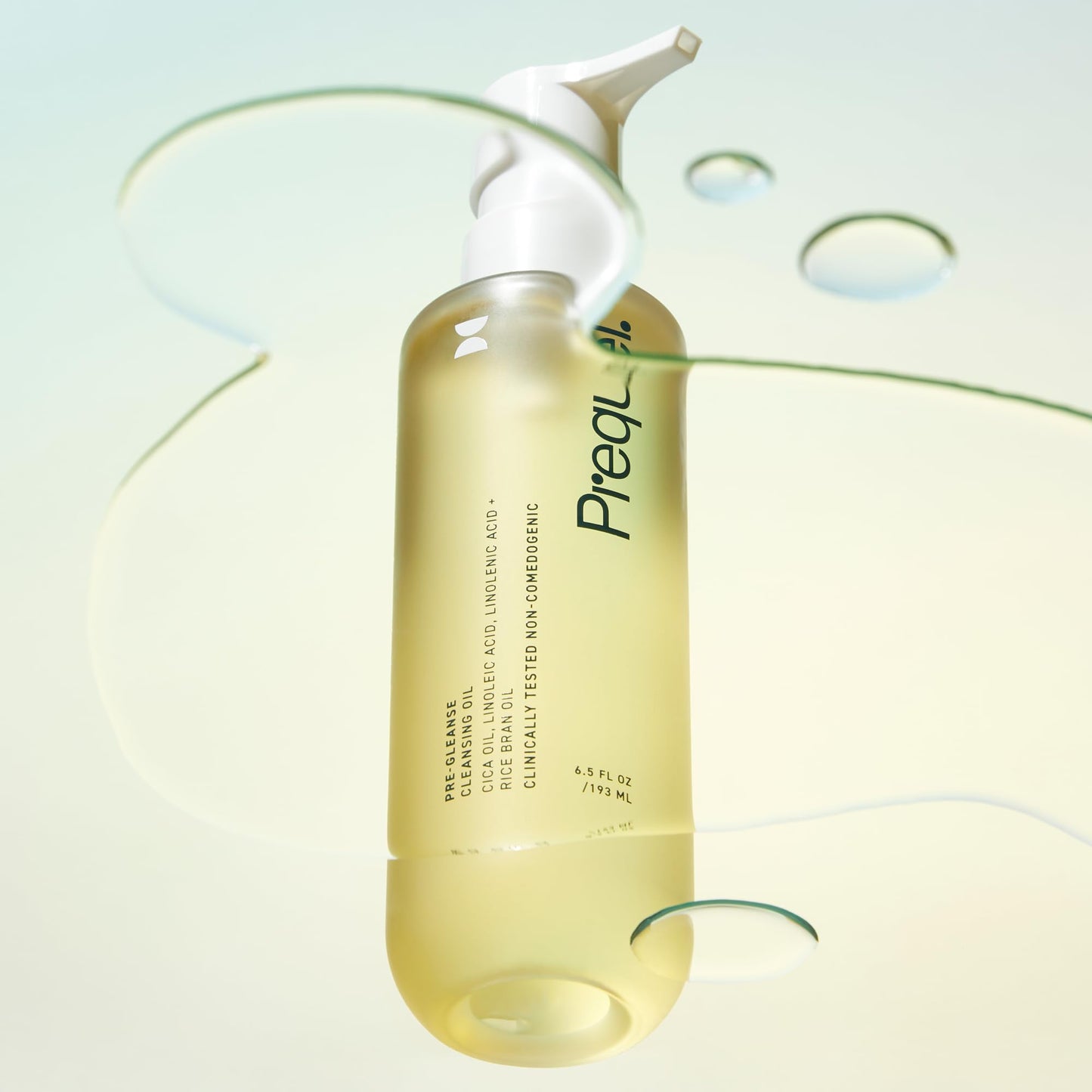 Prequel Aceite Limpiador Facial Pre-Exfoliante. Doble Limpieza Facial Con Aceite, Centella Asiática Y Más. Desmaquillante No Comedogénico. Fórmula Suave Sin Perfume Para Todo Tipo De Piel. 184 Ml(6.5