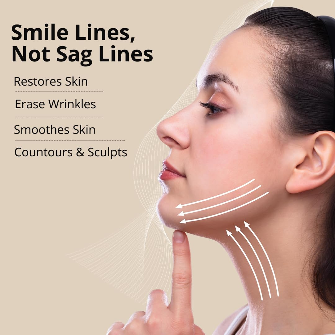 myolift™ Jowl Mask: Microcurrent Technology for Perfect Jawline| Reduces Aging & Wrinkles| Easy to use| Lasting & Visible Result| Flawless Skin| Reusable