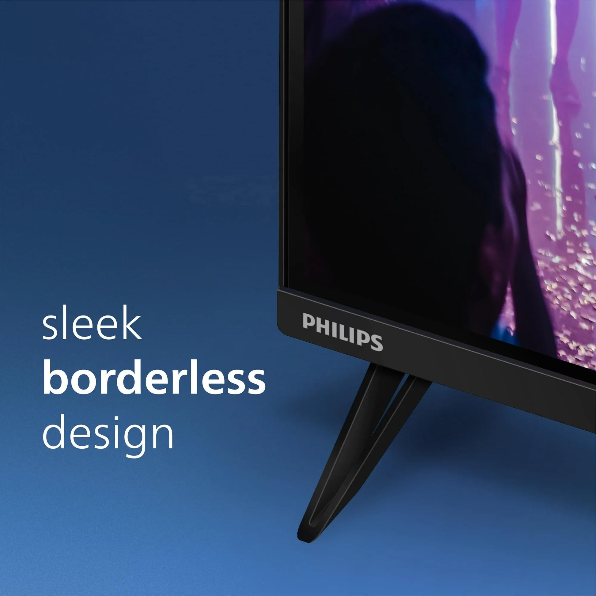 Television PHILIPS HD 720p Smart TV Sin Bordes Compatible con Alexa y Google Assistant Reacondicionado