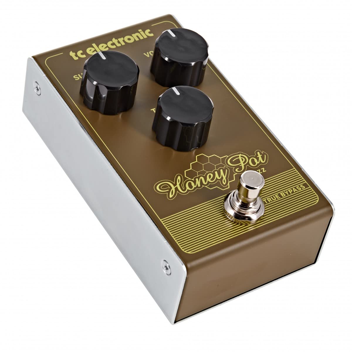 Pedal de Efectos TC Electronic HONEY POT FUZZ clásico con Tonos Masivos y Sustain Duradero