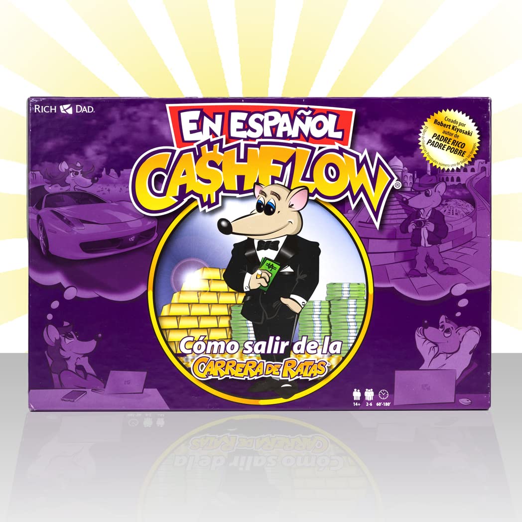 Juego de Mesa MEVA Cashflow Español Nueva Edición Libertad Financiera Robert Kiyosaki
