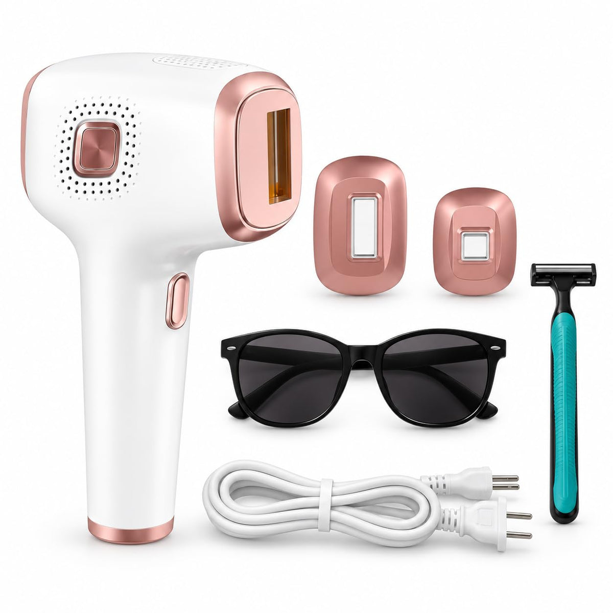 JFHBSS Depiladora IPL con Enfriamiento, 9 Niveles y 2 Cabezales para Mujer