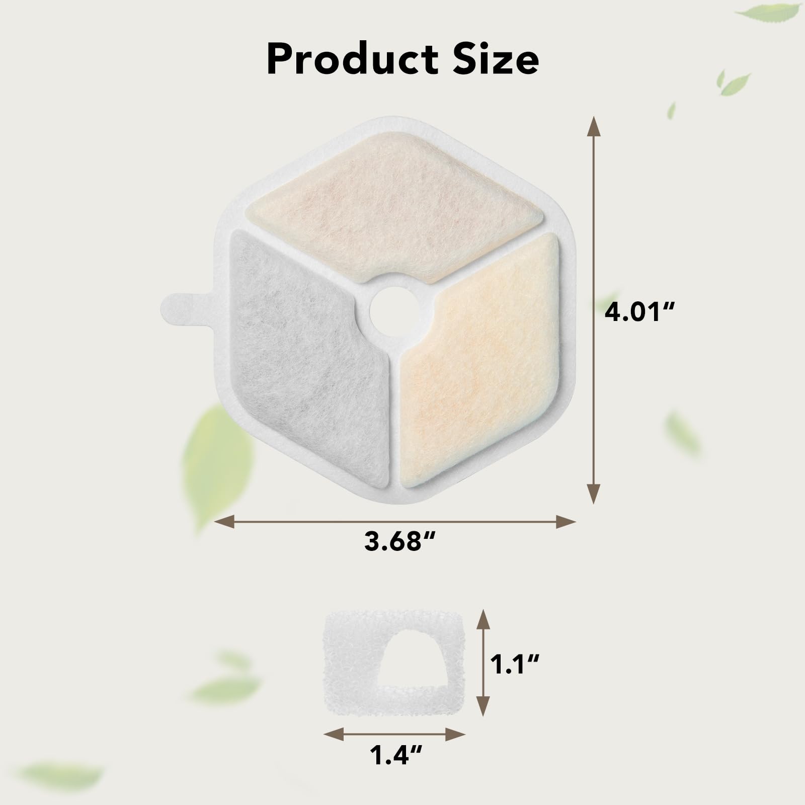 Fuente de Agua Samrtoo para Gatos con Filtros, Paquete de 3