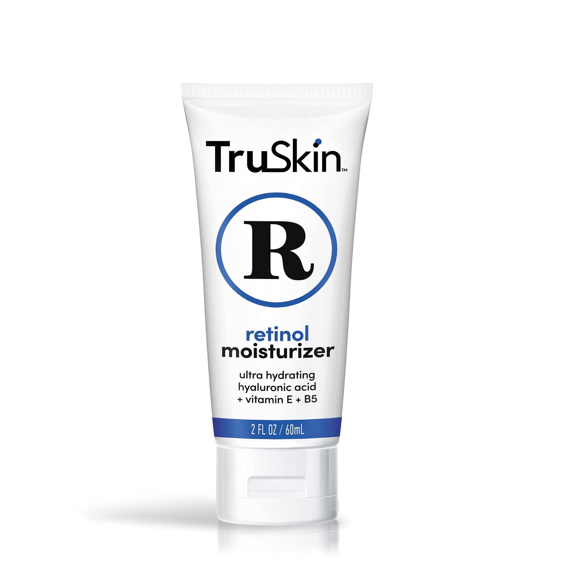 TruSkin RETINOL Cream MOISTURIZER for Face and Eye Area, Best for Wrinkles, Fine Lines - Vitamin A, E, B5, Hyaluronic Acid, Organic Jojoba Oil, Green Tea. 2.0 Fl Oz