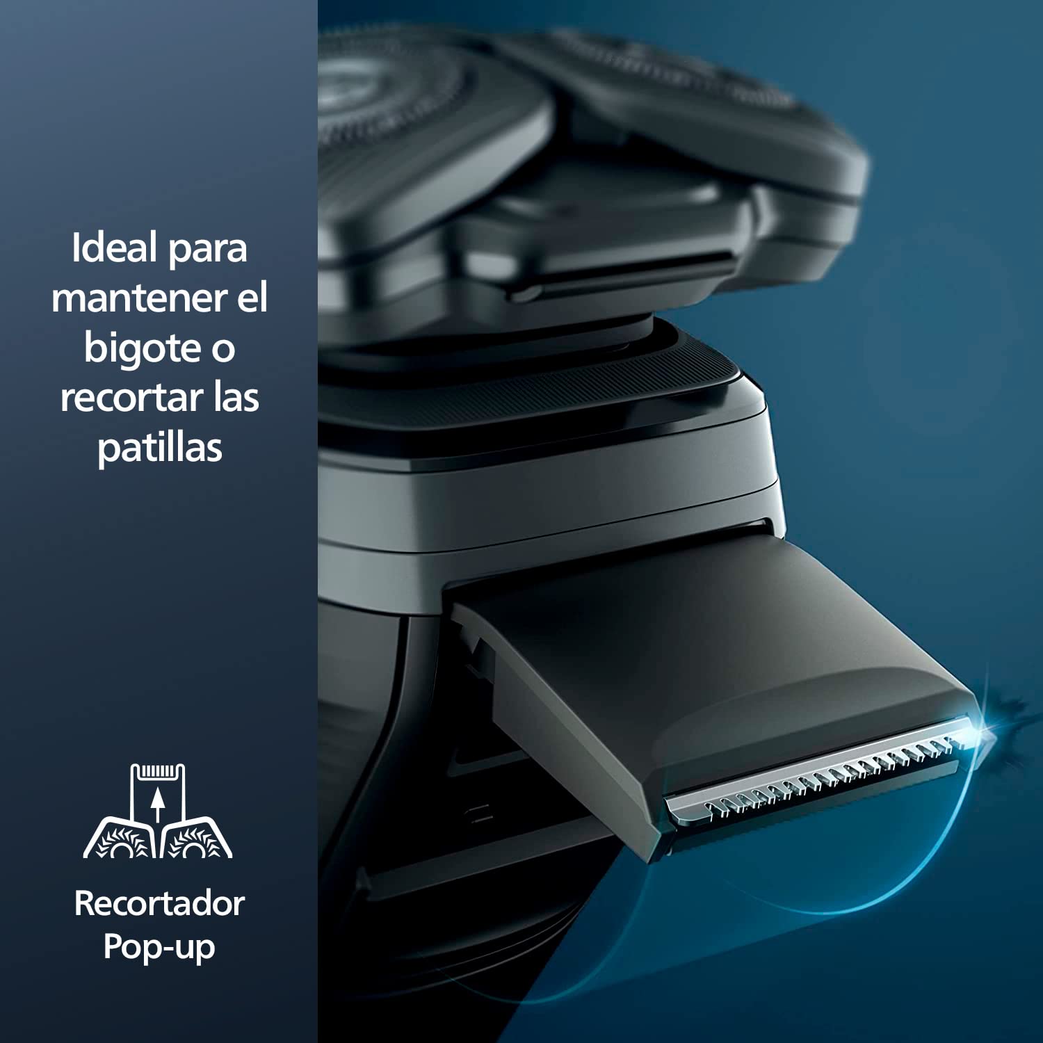 Afeitadora Eléctrica Philips Serie 5000 Negro Cuida la Piel para Hombre