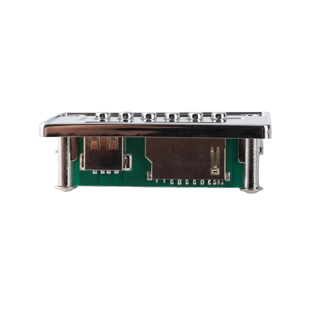Placa Decodificadora YWBL-WH Bluetooth MP3 USB SD TF Radio FM Negro Plateado Sin Pérdida