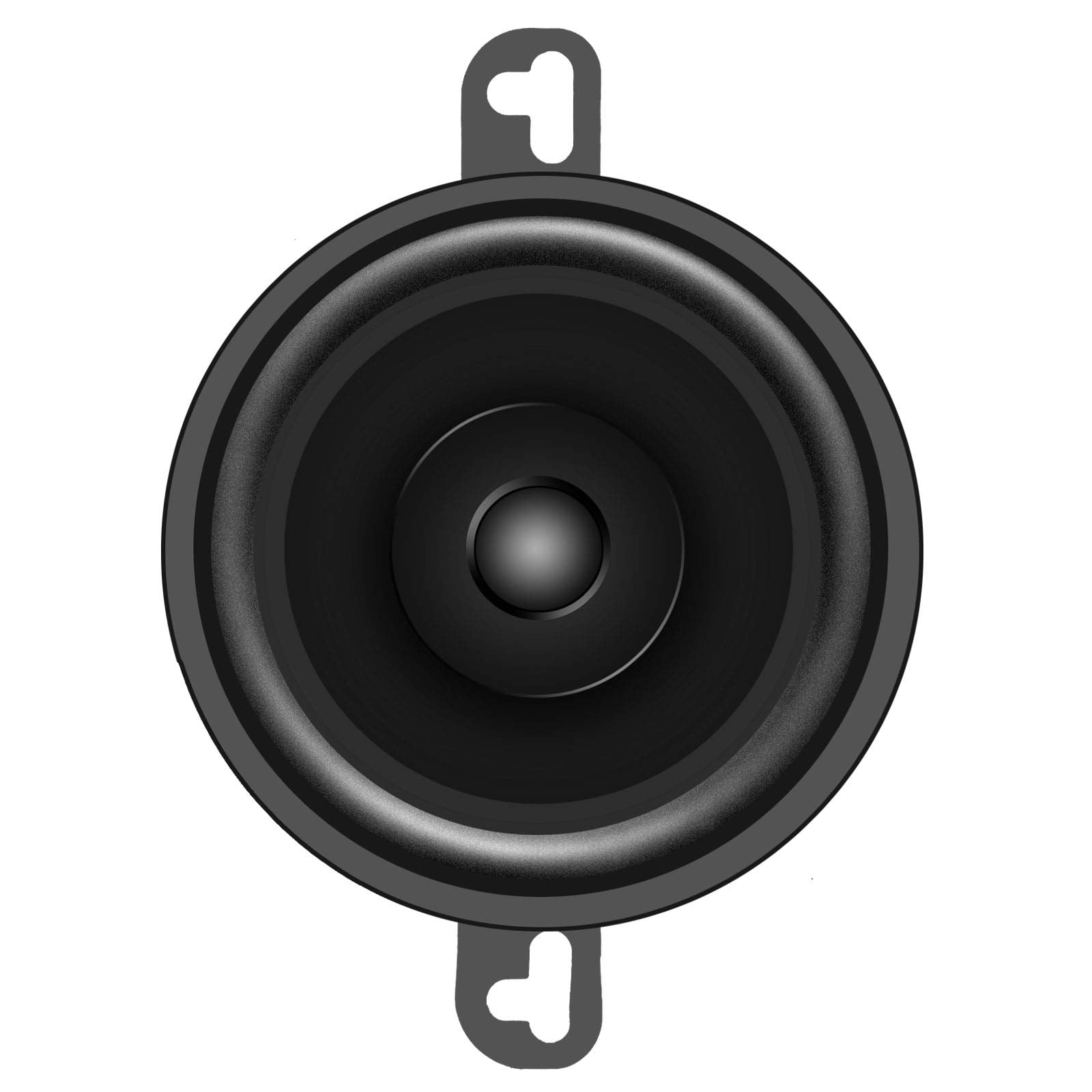 SONDPEX CS17035 - Altavoz de doble cono de 3.5 pulgadas, 30 W, reemplazo de equipo original, altavoces de coche, coaxial, negro