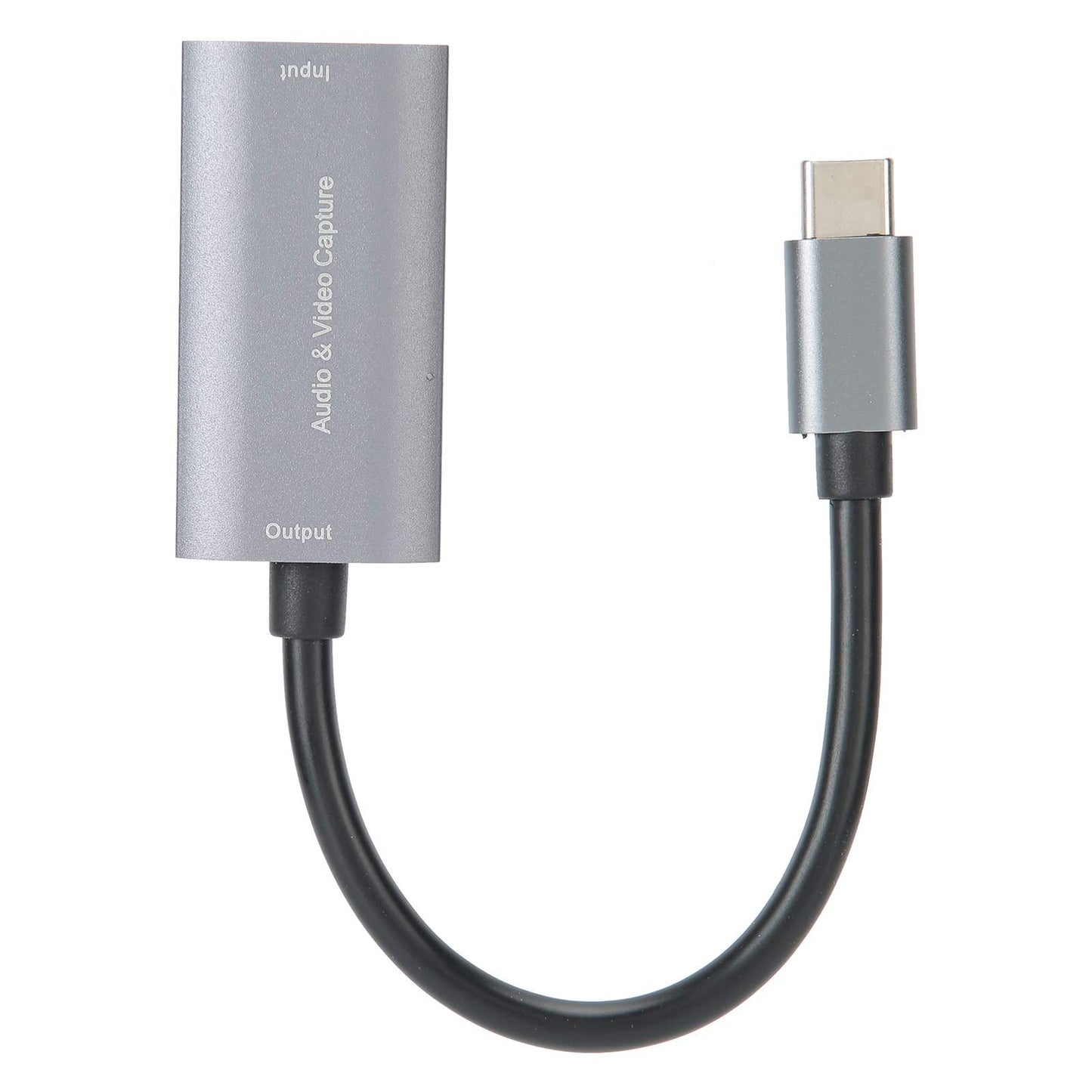 Convertidor de Video portátil Tipo C HDMI a USB-C Tarjeta de Captura de Video y Audio Grabación de Video 4K 1080P Juego Live Silver Grey Drive Z29A
