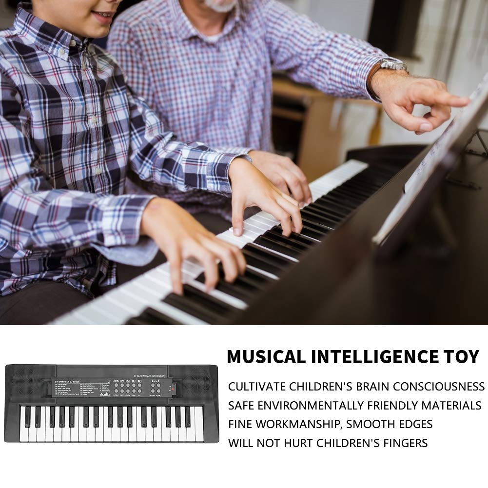 Piano Eléctrico Sanpyl con Micrófono Instrumento Musical Infantil