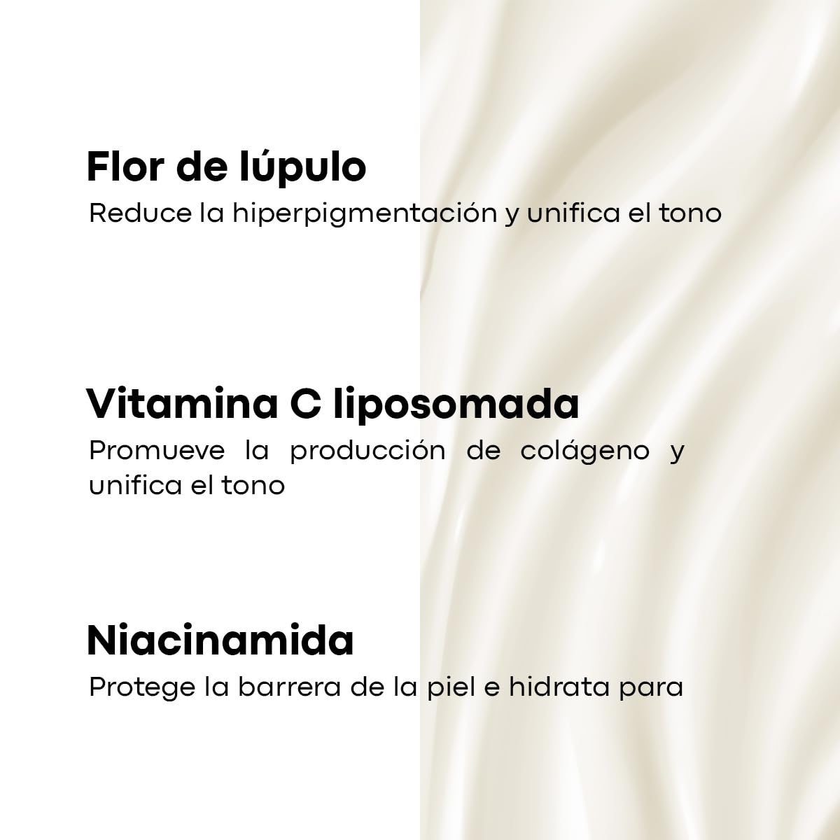 Emotions Labs | Crema Facial en Gel Radiante | Hidratante y Unificación del Tono | Con Niacinamida, Vitamina C y E, Escualeno Vegetal y Flor de las Nieves | Para Piel con Manchas | Uso Día y Noche | Contenido 70g