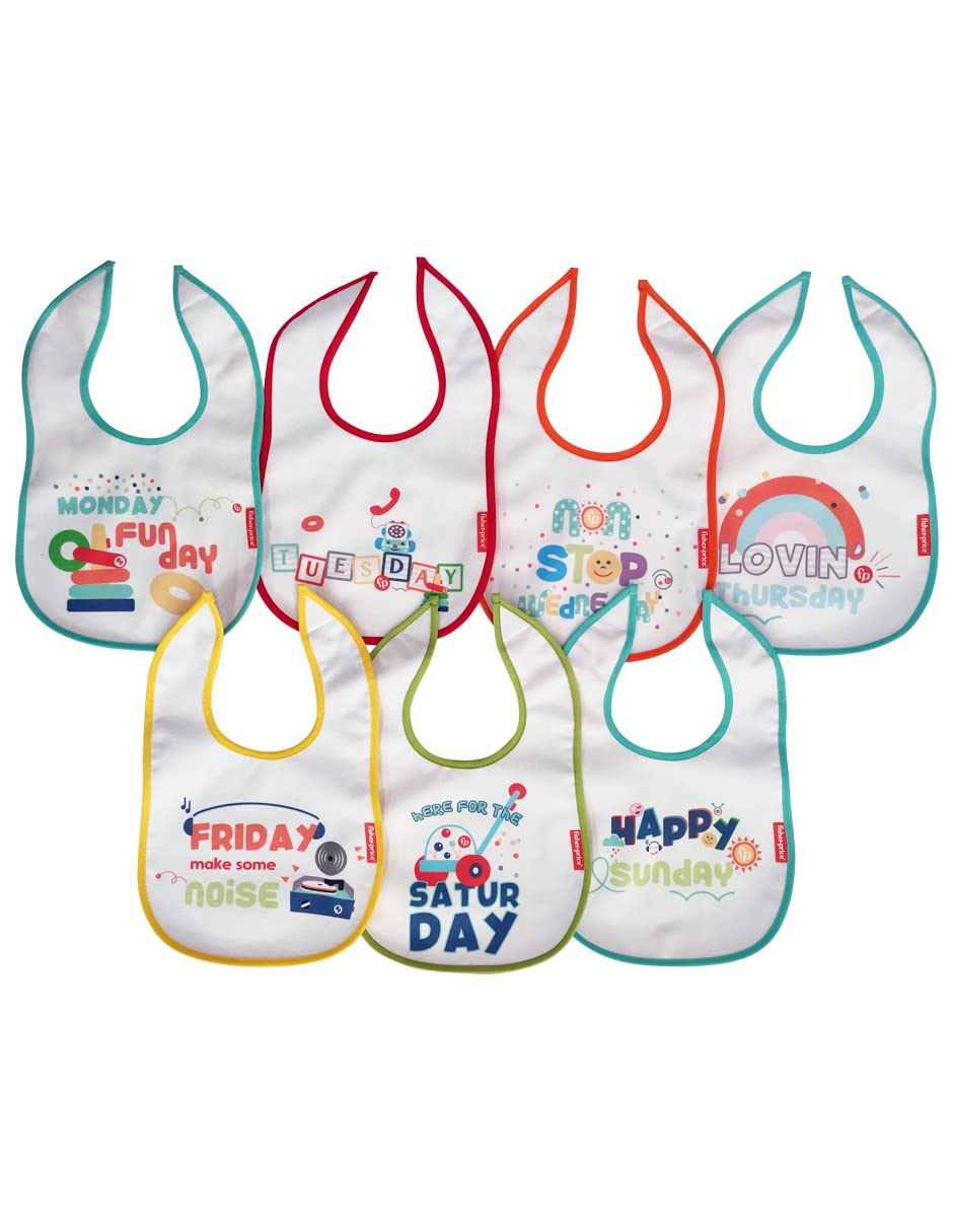FISHER PRICE - 7 BABEROS SEMANARIO