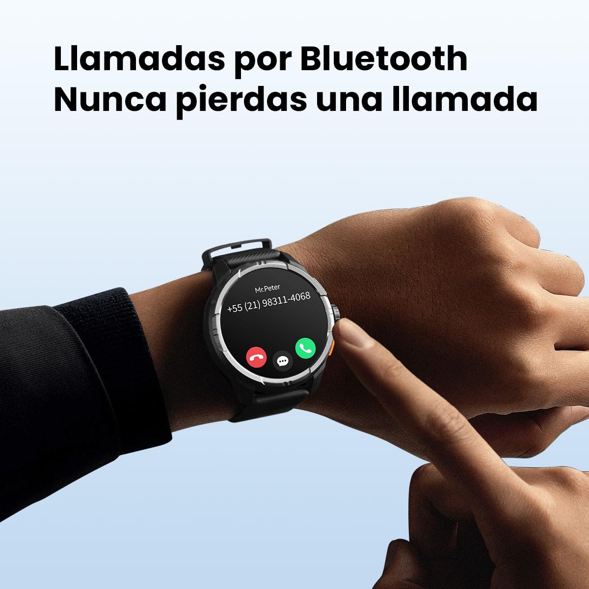 Smartwatch AMOLED HAYLOU Solar Ultra GPS Negro 170+ Deportes para Hombre y Mujer