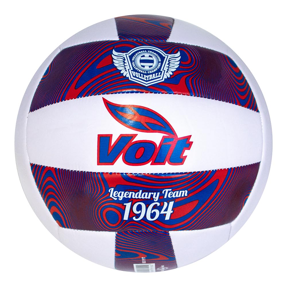 Voit Balón de Voleibol VB64, #5, PVC Suave, 18 Paneles, Uso Recreativo y Playa