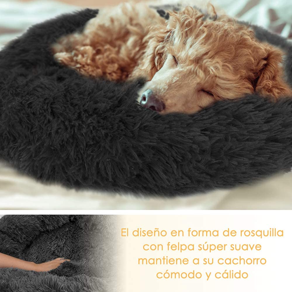 Cama para Mascotas SlowTon Felpa Suave Antideslizante Impermeable y Cómoda