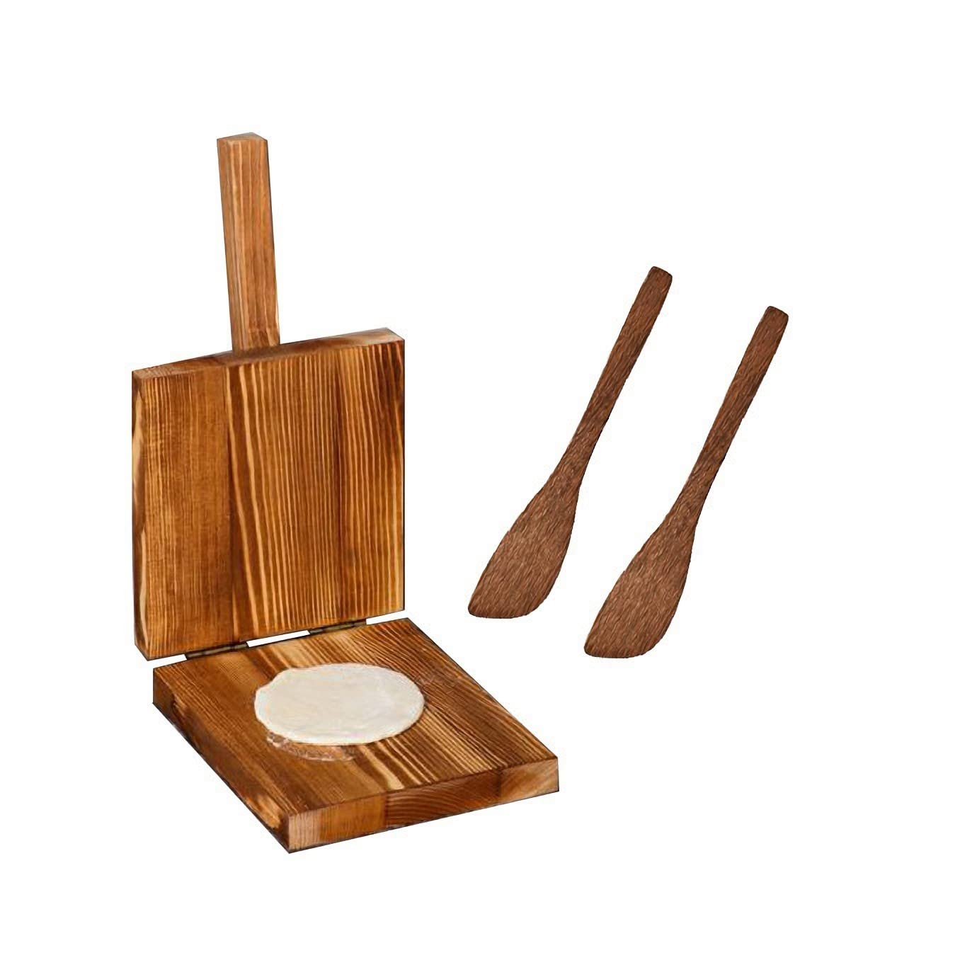 Prensa de Tortillas de Madera Log Wood para el Hogar