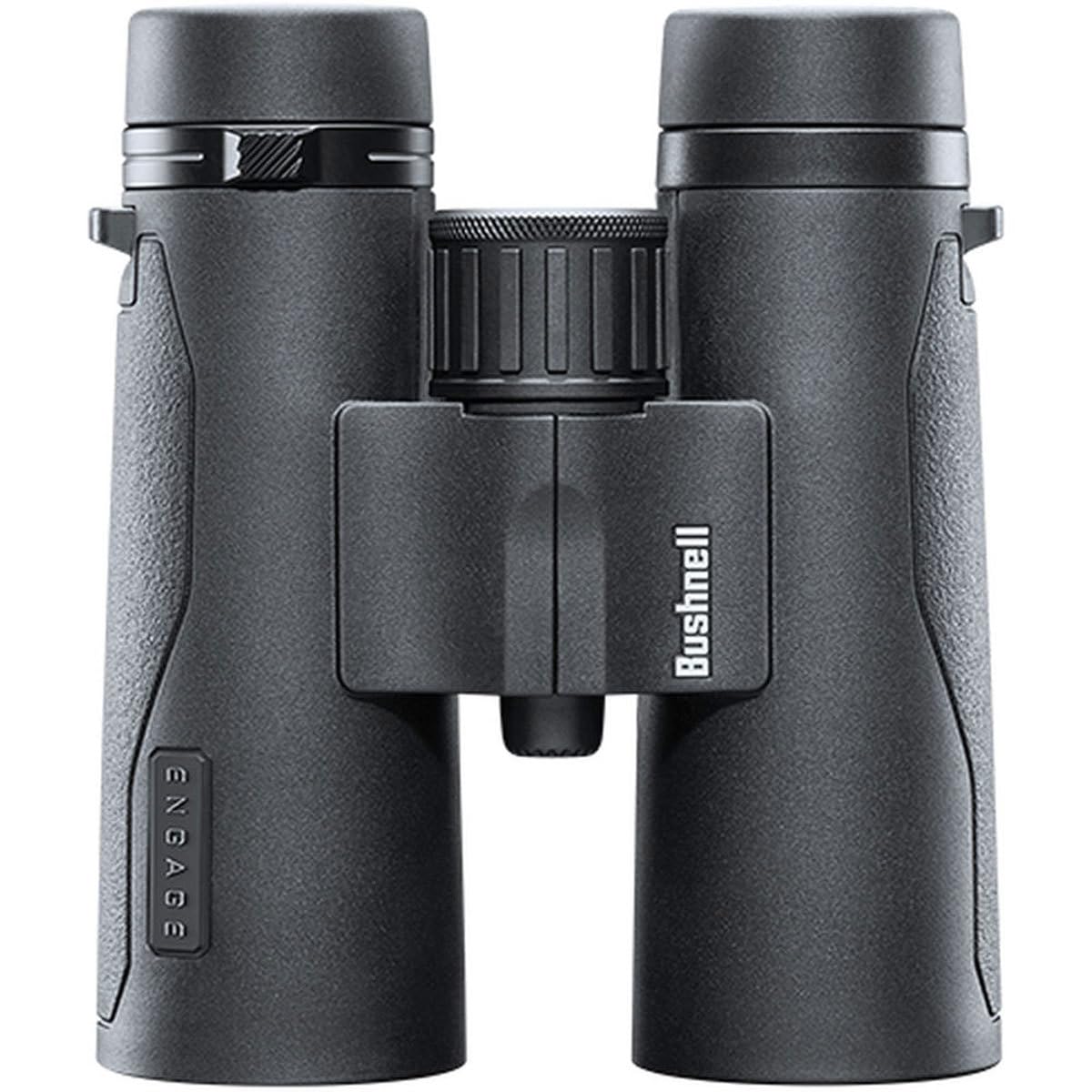 Bushnell Engage - Prismáticos de 10 x 42 mm, IPX7 Impermeables y Ligeros para Cazar, Viajar y Acampar en Color Negro