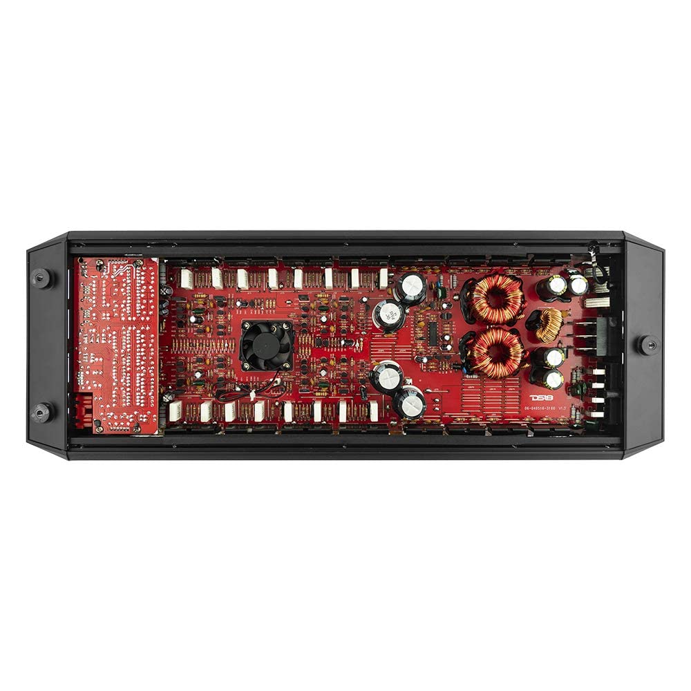 Amplificador Multicanal DS18 Negro 800W 4 Canales para Coche