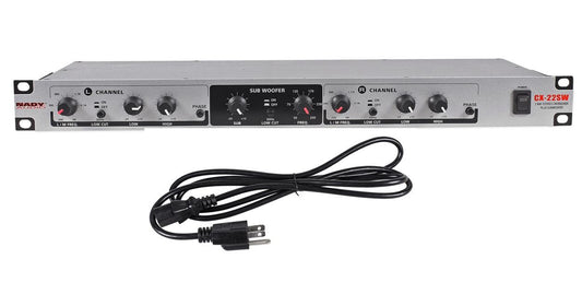 Crossover Estéreo 2 Vías Nady CX-22SW Plus Subwoofer