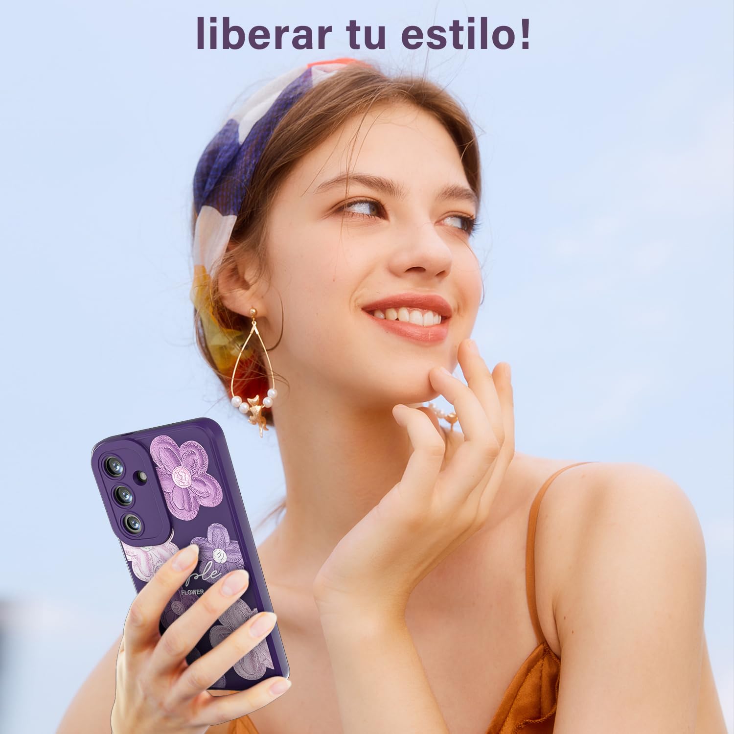 Threehao Funda para Samsung Galaxy S24, Ultra Delgado Flexible Suave TPU Silicona Carcasa con Moda Aesthetic Dibujos Flores, Antigolpes Anti-arañazos Protectora Case para Samsung S24