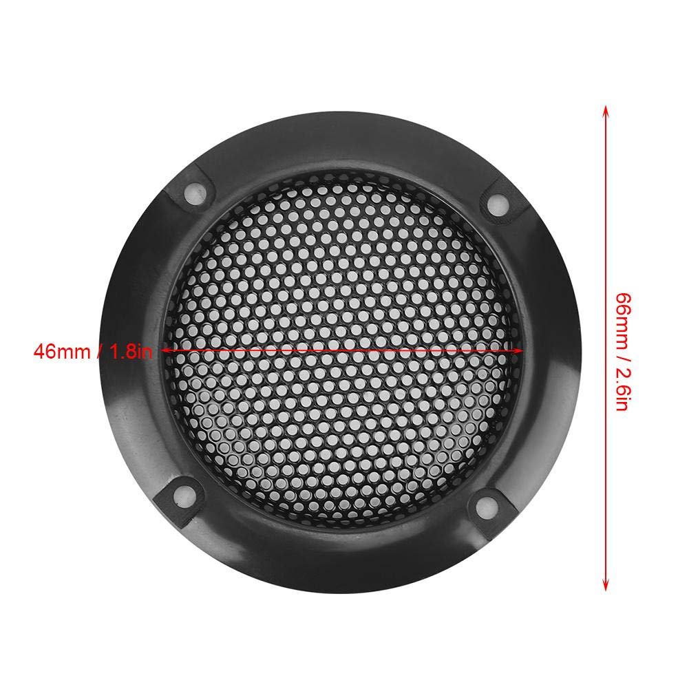 Rejilla de Altavoz de Audio Acouto Negro Decorativa para Auto