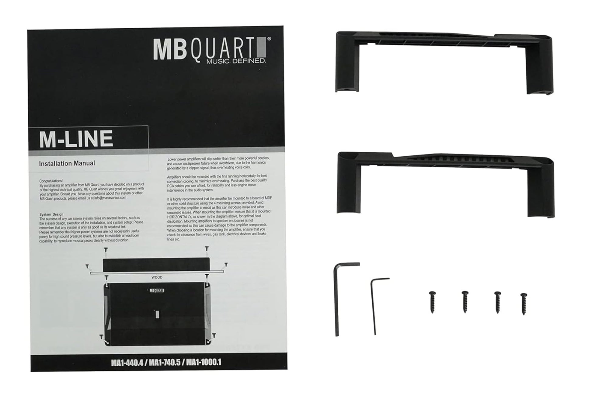 Amplificador de Audio para Coche MB Quart Negro 440 W 4 Canales Clase Digital D