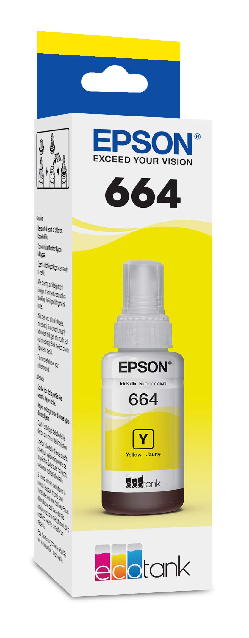 Botella de Tinta Epson Ultra Alta Amarilla para EcoTank