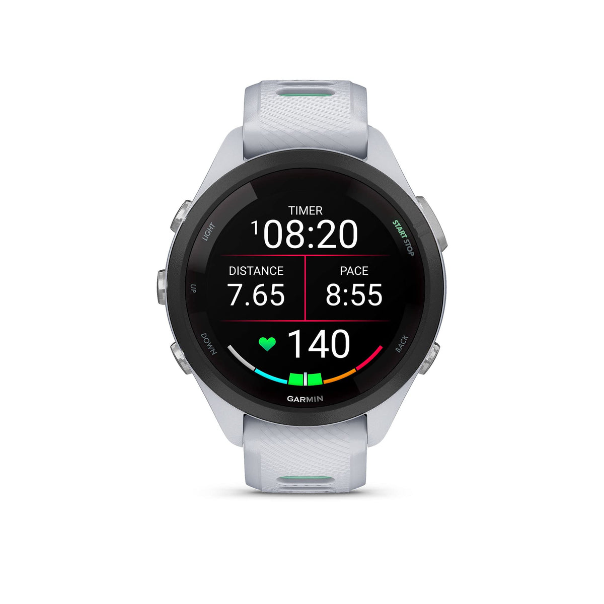 Reloj Garmin Forerunner 265S Blanco 42mm con Función de Música