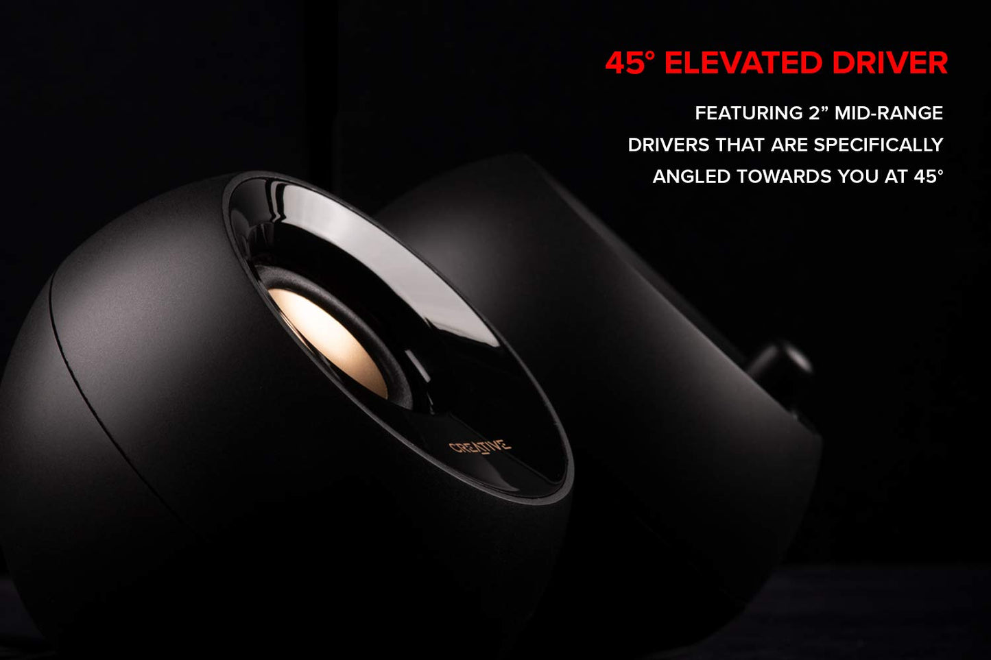 Creative Pebble Plus 2.1 Altavoces de computadora alimentados por USB con potente subwoofer de encendido y controladores de campo lejano, hasta 8 W RMS de potencia total para computadoras y portátiles (negro)