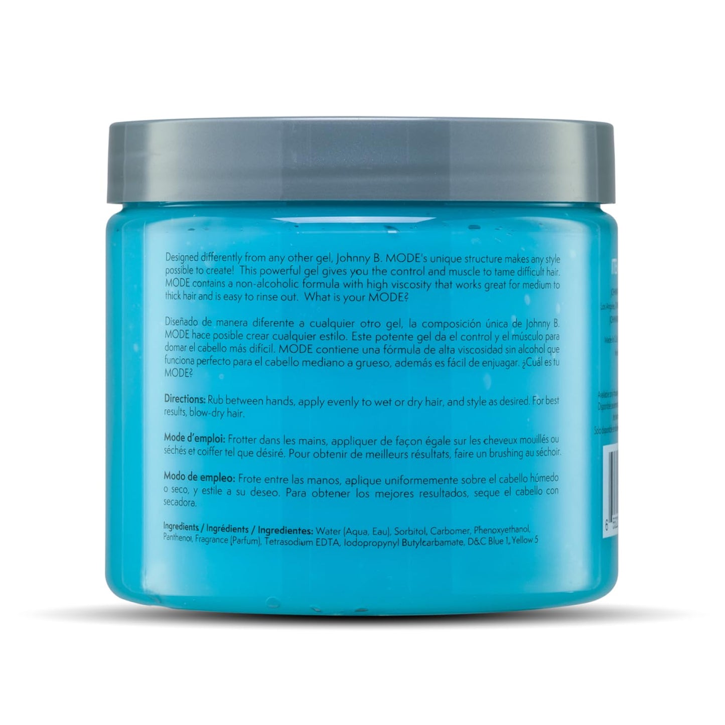 Johnny B Hair Gel, 16 Ounce
