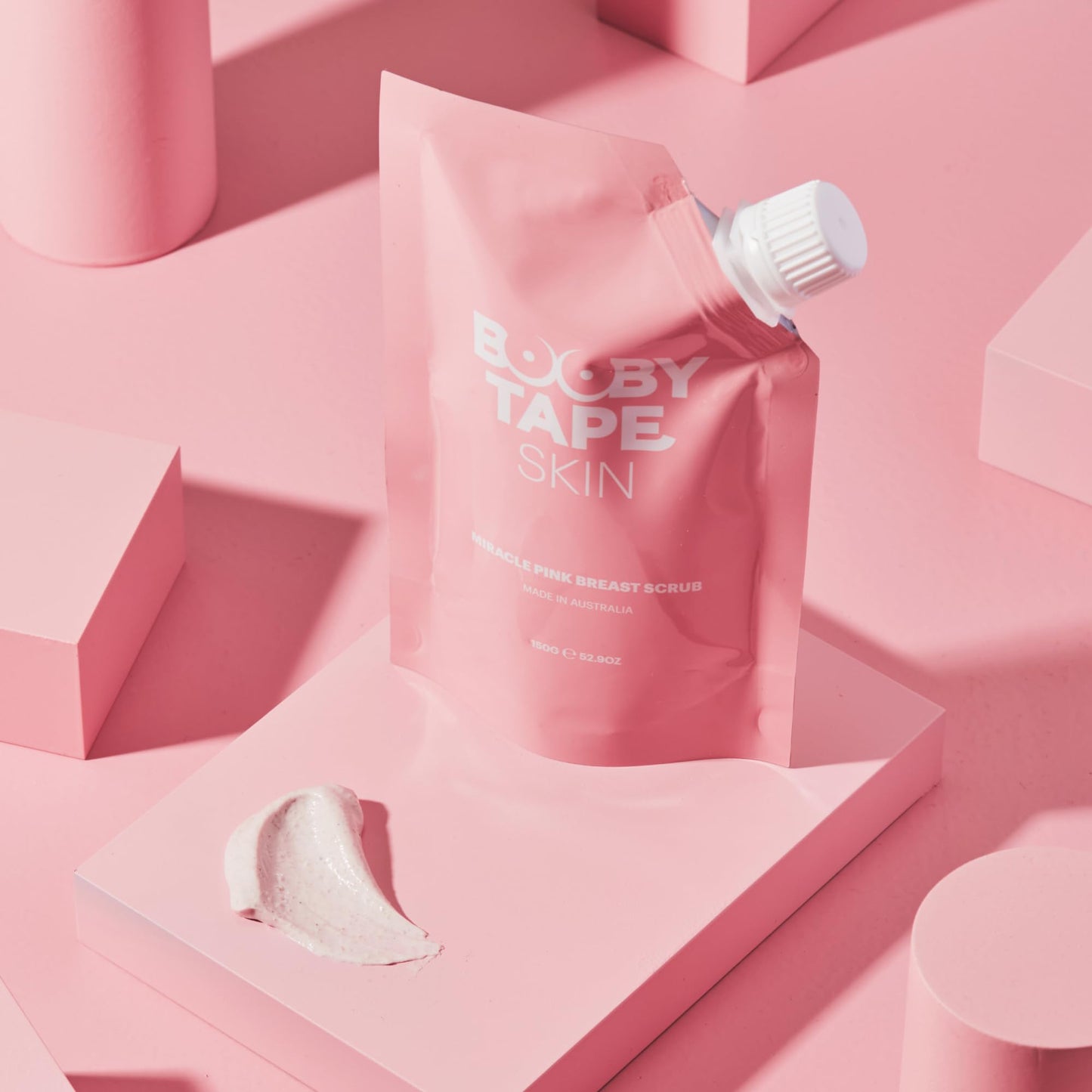 Booby Tape - Miracle Pink - Exfoliante de pecho para mujer