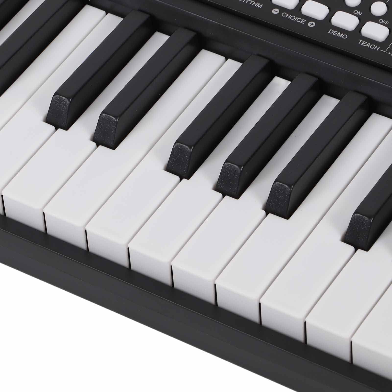 Teclado Electrónico Recargable de 37 Teclas Instrumentos Musicales con Conector para Auriculares
