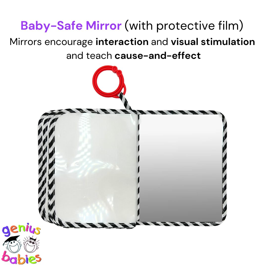 Álbum de Fotos de Tela Suave Baby First para Bebé, Seguro y Fácil de Limpiar