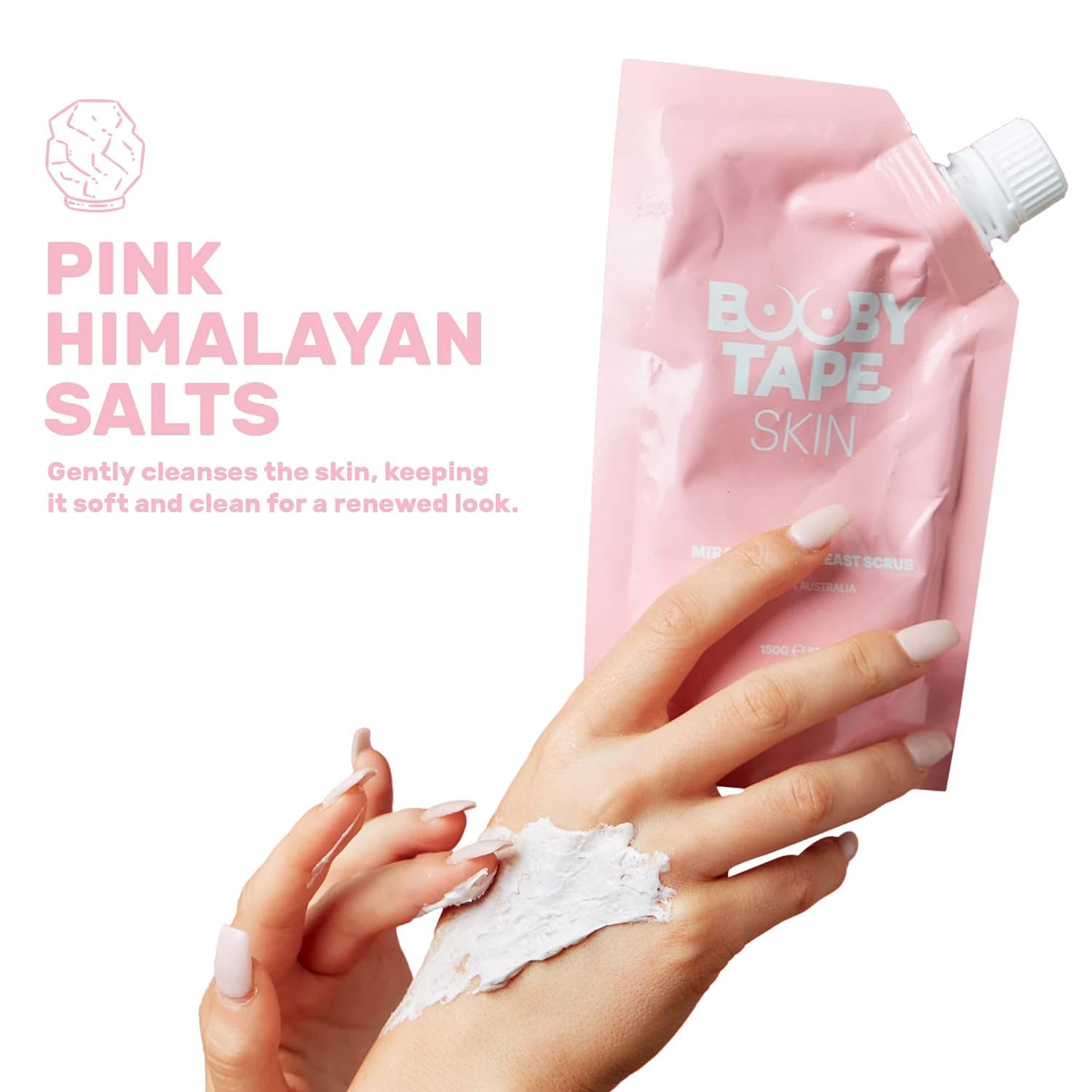 Booby Tape - Miracle Pink - Exfoliante de pecho para mujer