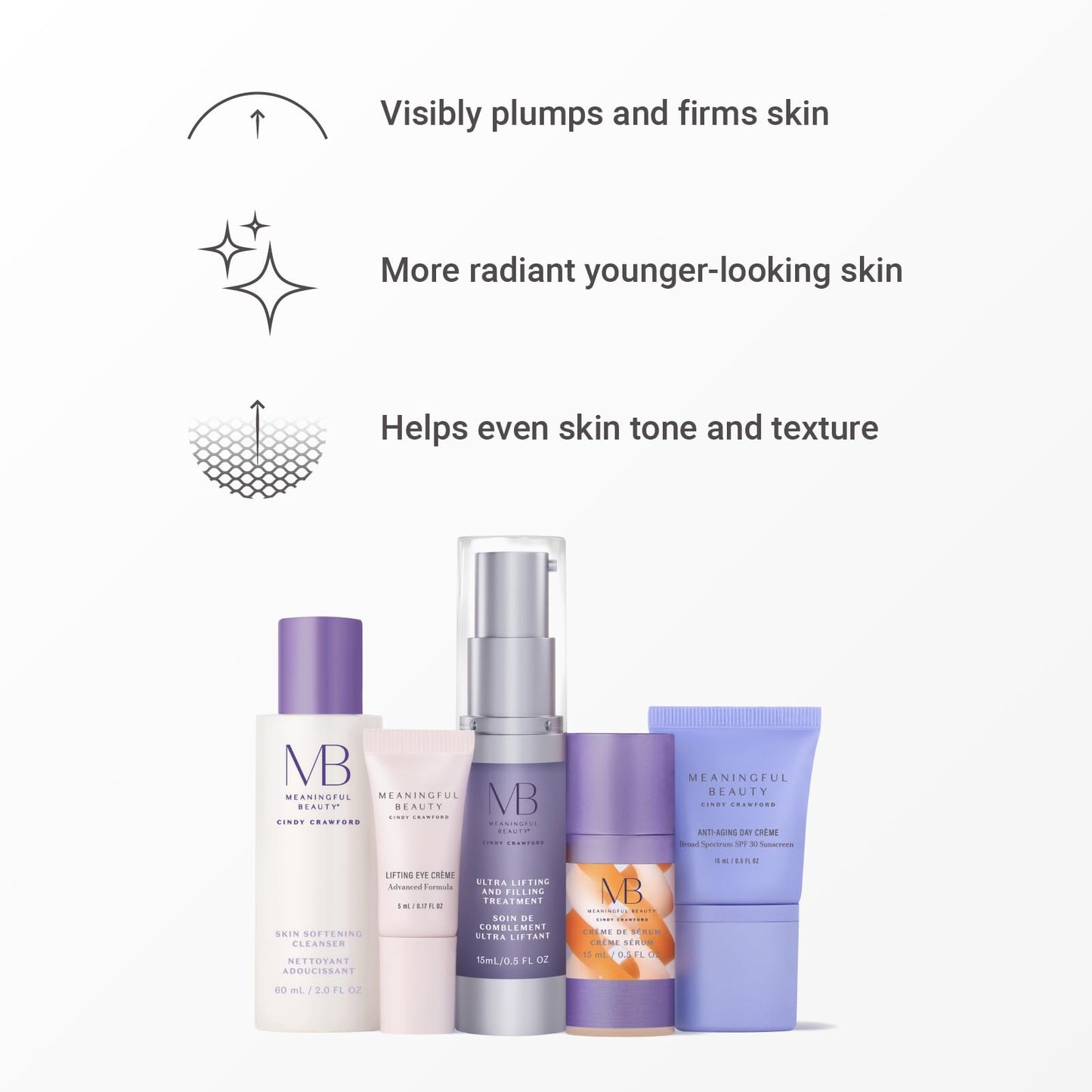 Kit de Cuidado Diario Anti-Aging Meaningful Beauty Lifting y Firming