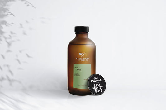 Dry body oil Mys, aceite corporal seco altamente hidrantante Mys. (250ml, Otoño)