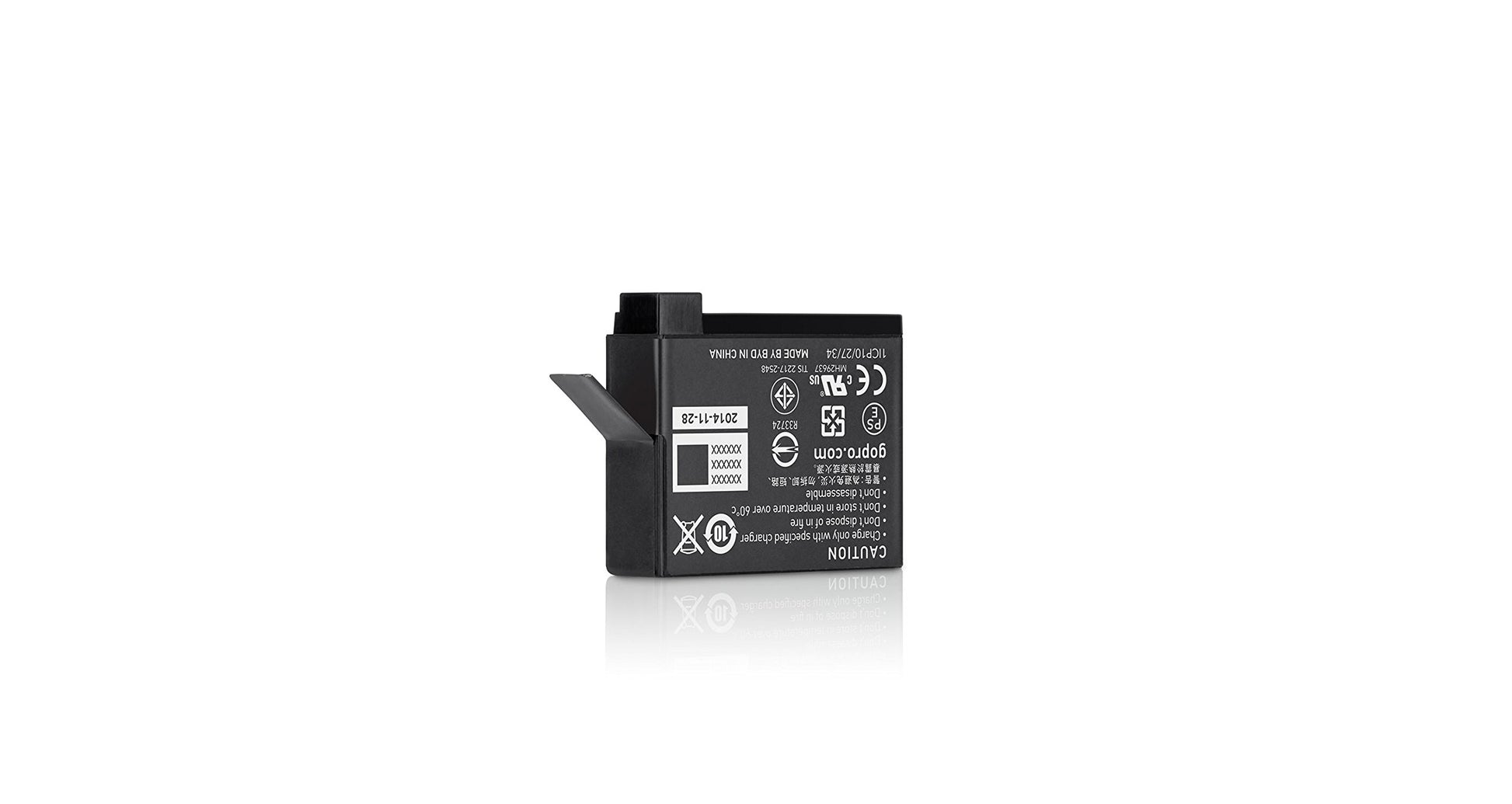 Batería Recargable GoPro Oficial Negra para HERO4 Black y Silver