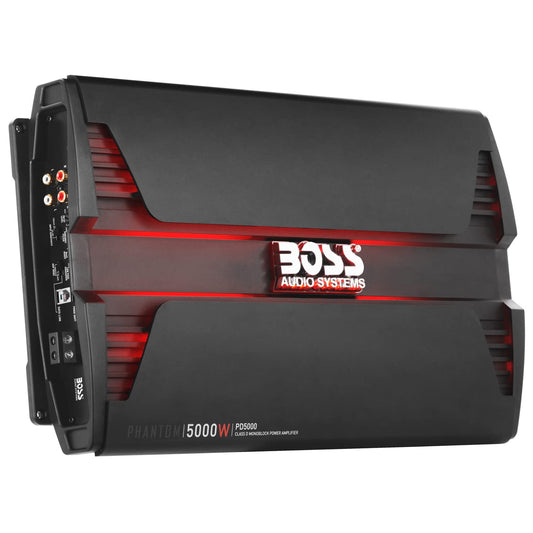 Boss Audio PD5000 Phantom 5000W Monoblock, Class D Amplifier