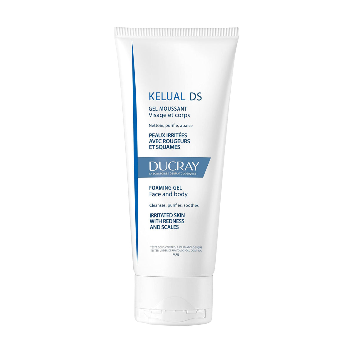 Ducray Kelual Ds, Gel Espumoso Limpiador Facial, 200ml