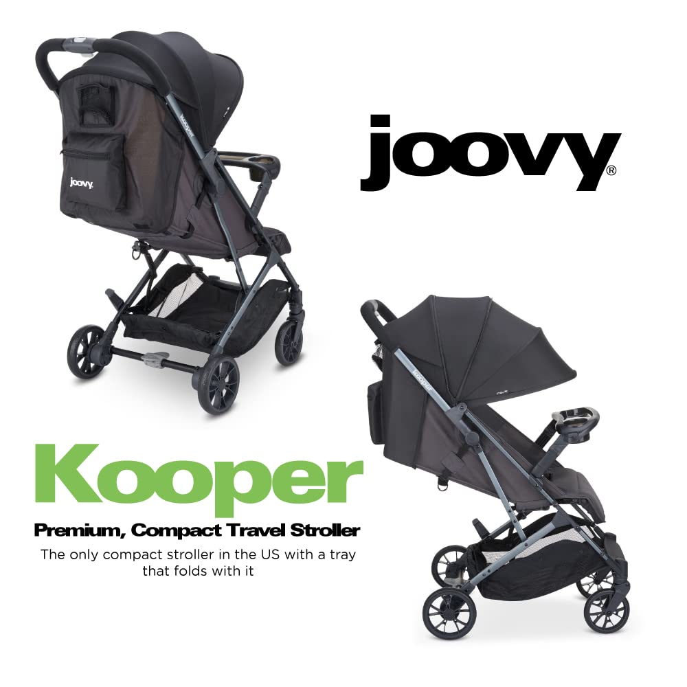 Carriola Ligera Joovy Kooper Gris Oscuro con Bandeja
