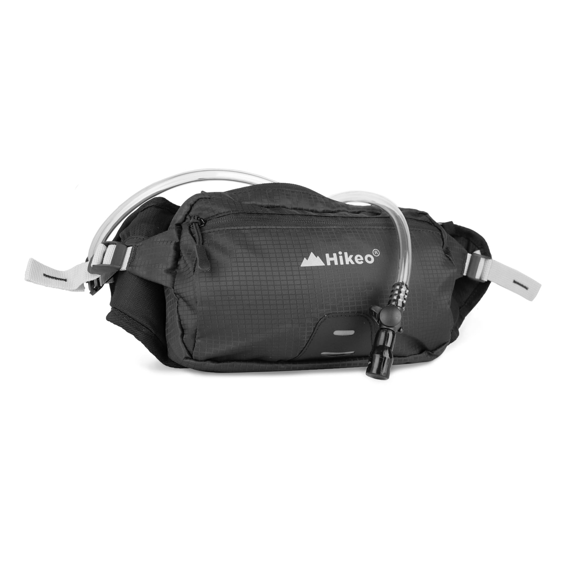 Hikeo Cangurera de Hidratación de 1.5 litros para Ciclismo, Correr y Actividades al Aire Libre, Riñonera Deportiva, Cangurera para Mujer y Hombre con Múltiples Compartimentos y Manguera Antiderrames