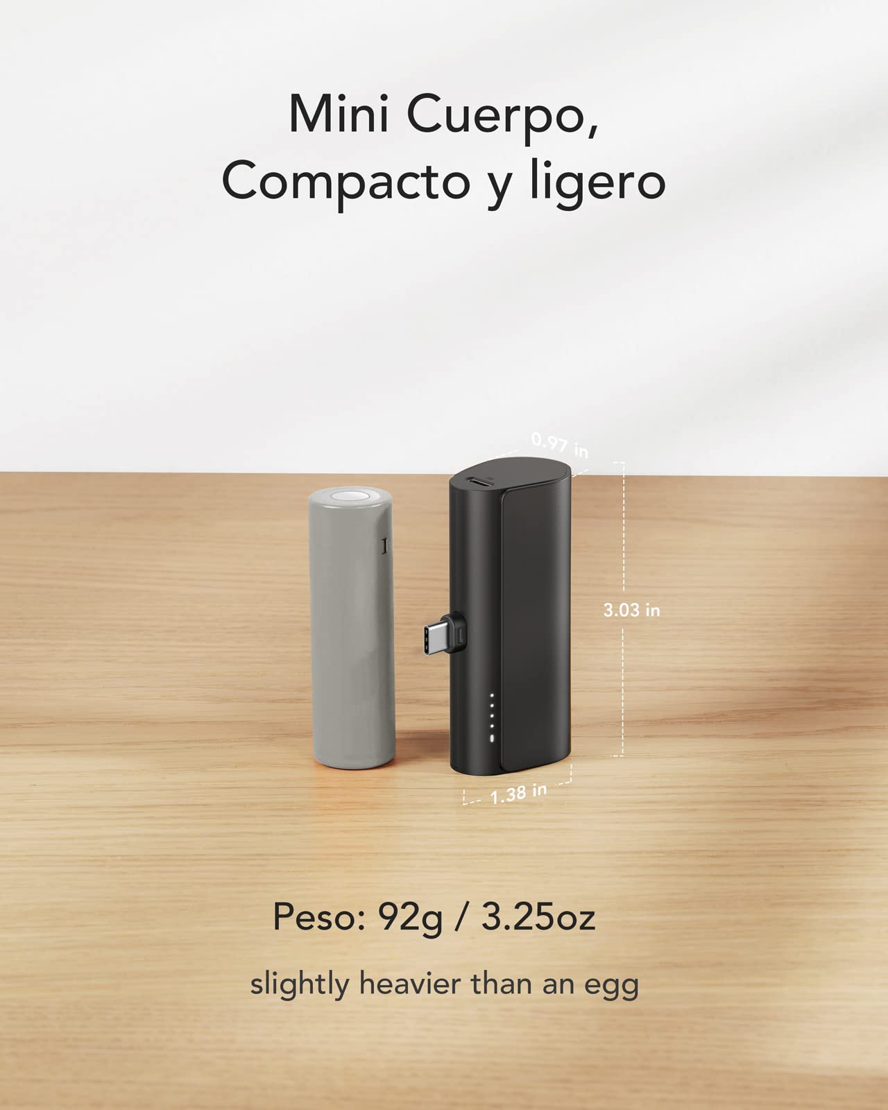 Batería Portátil MOFIT Blanco Carga Rápida PD 20W 5000 mAh para Celulares