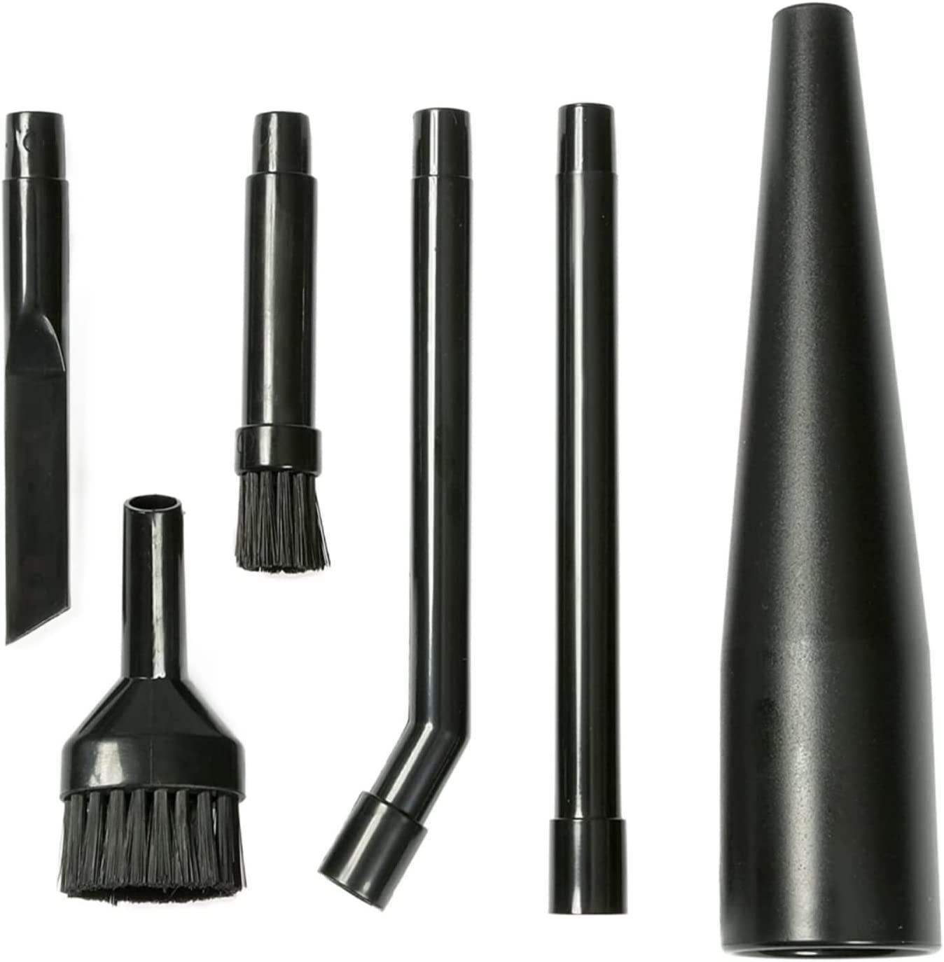 Kit de micro limpieza accesorios de aspiradora para aspiradora compacta en seco húmedo 1-1/4 en 6 piezas