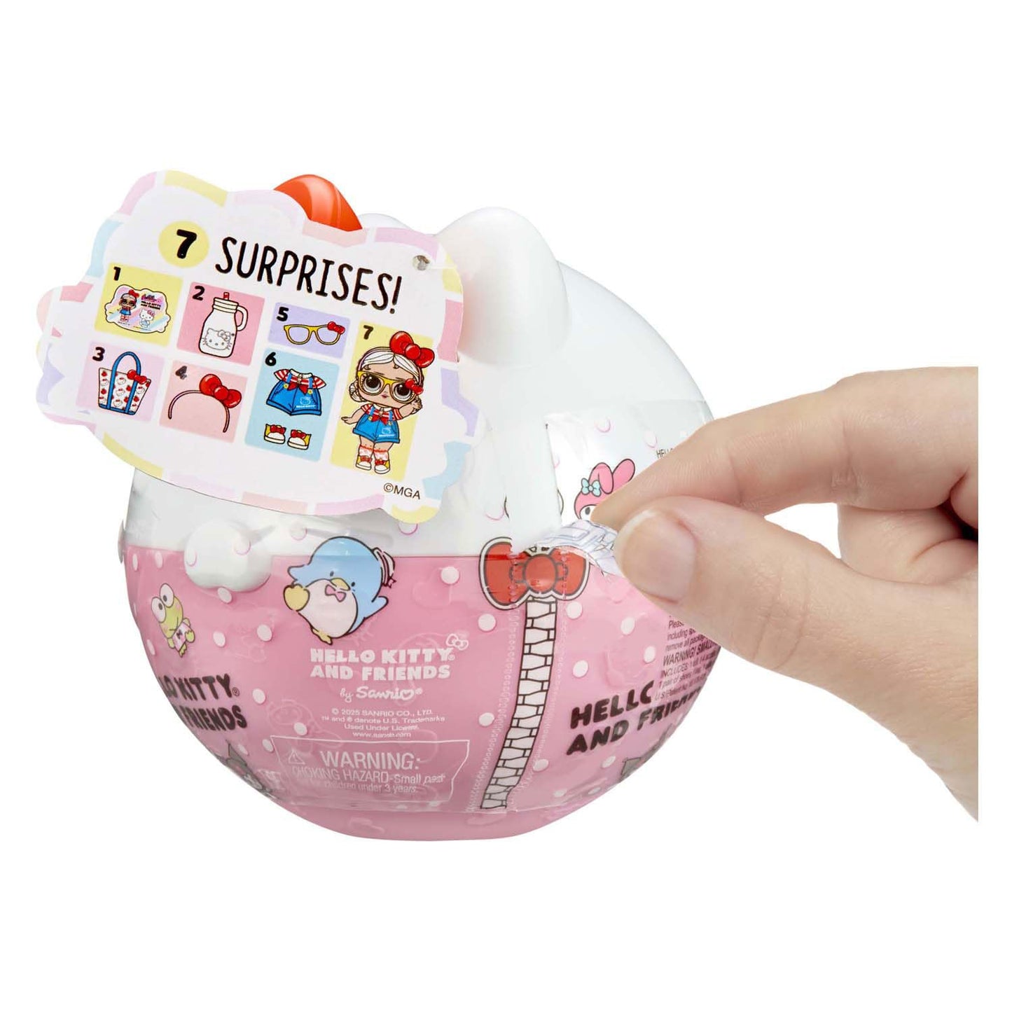 L.O.L. Surprise! Loves Hello Kitty and Friends - 1 muñeca con 7 sorpresas, Surtido Aleatorio, 8 peques de edición Limitada para coleccionar, Regalo Ideal para niños Mayores de 4 años