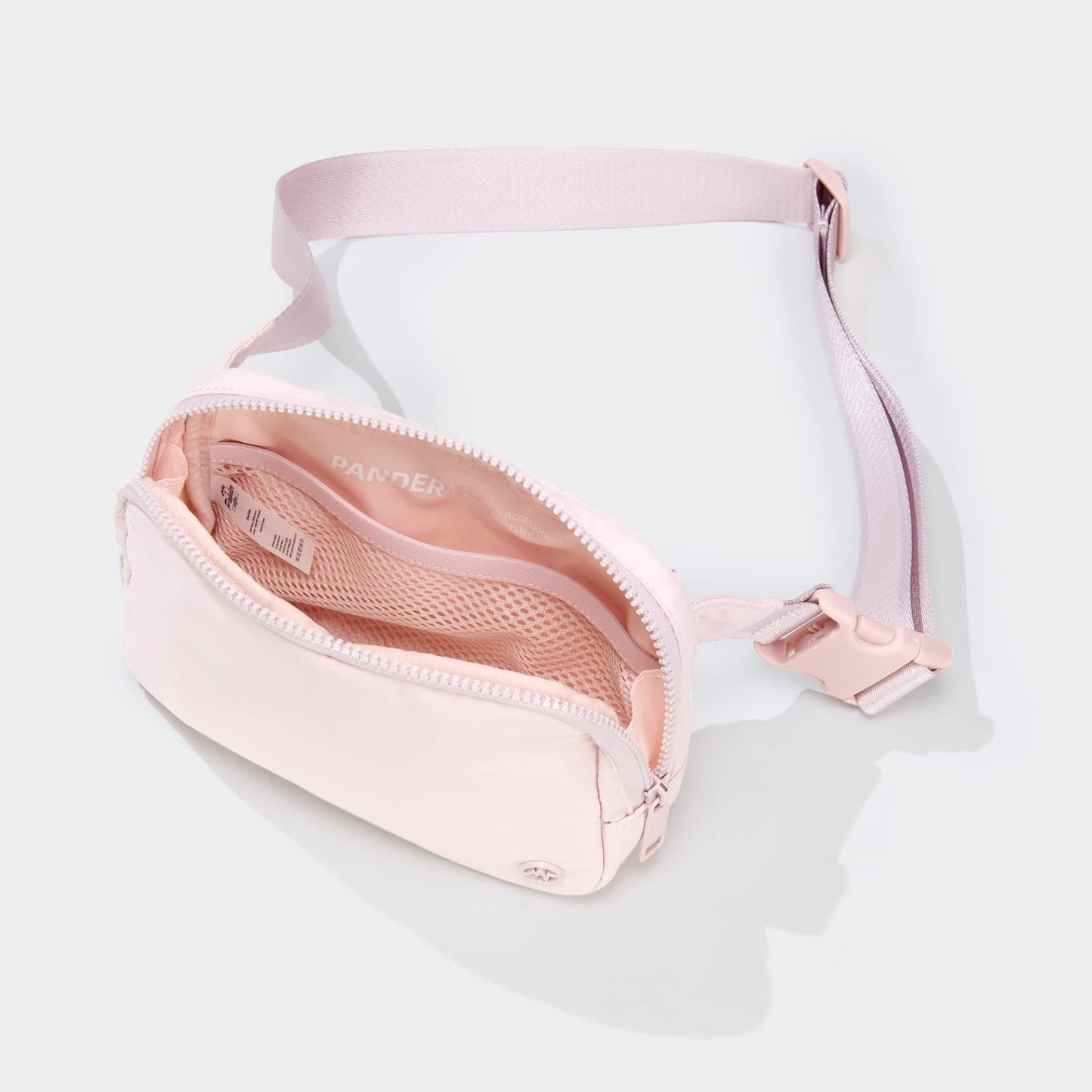 Riñonera Pander Rosado Impermeable de 2 l con Correa Ajustable para Mujeres y Hombres