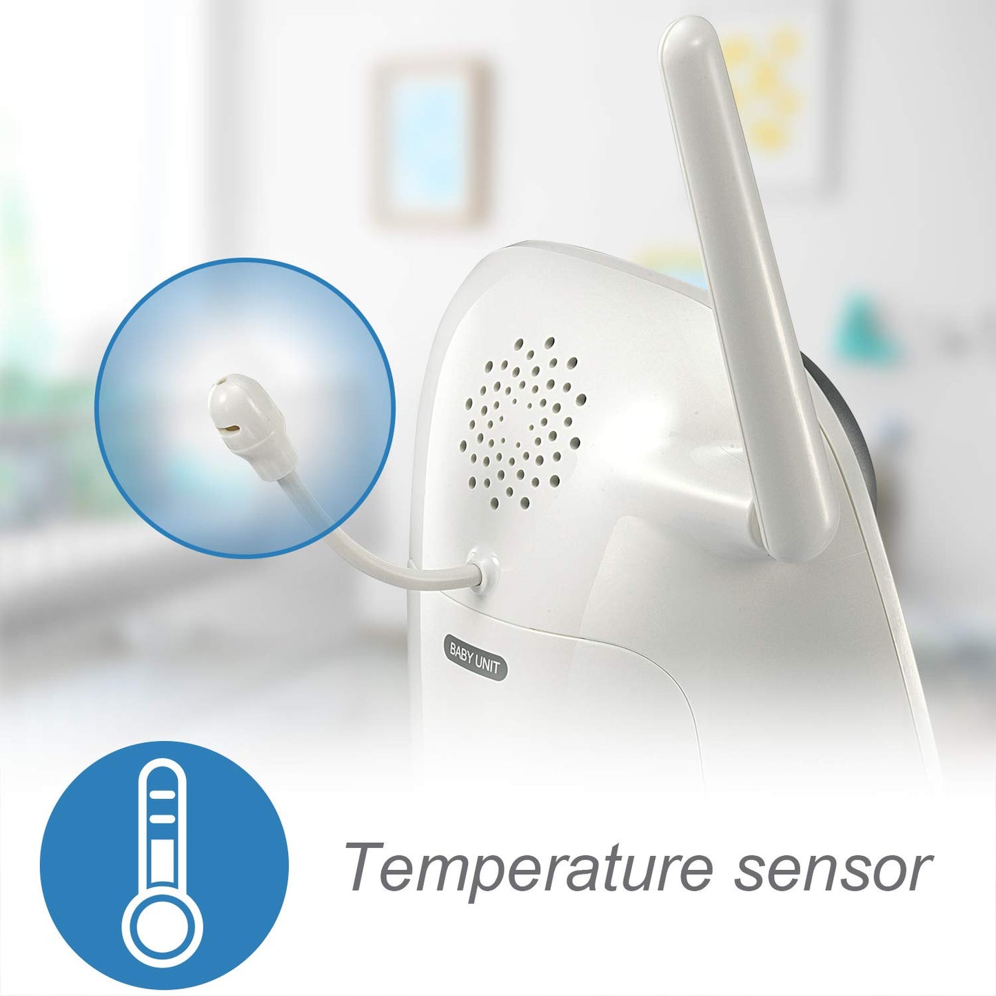 Monitor de Bebé VTech Blanco Paquete de 1